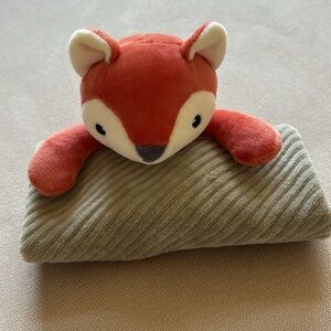Mary Meyer‎ Fox Animal Print Baby Soothing / Security Blanket 10x10